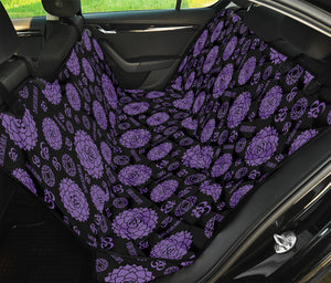 Sahasrara Chakra Pattern Print Pet Car Back Seat Cover