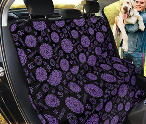 Sahasrara Chakra Pattern Print Pet Car Back Seat Cover