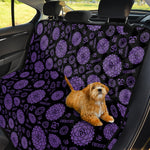 Sahasrara Chakra Pattern Print Pet Car Back Seat Cover