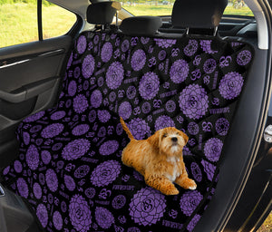 Sahasrara Chakra Pattern Print Pet Car Back Seat Cover