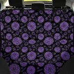 Sahasrara Chakra Pattern Print Pet Car Back Seat Cover