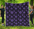 Sahasrara Chakra Pattern Print Quilt
