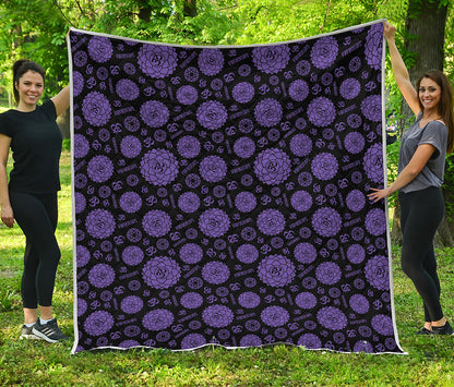 Sahasrara Chakra Pattern Print Quilt