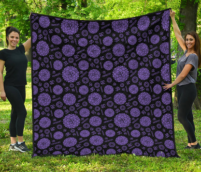 Sahasrara Chakra Pattern Print Quilt