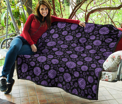 Sahasrara Chakra Pattern Print Quilt