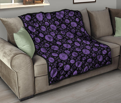 Sahasrara Chakra Pattern Print Quilt