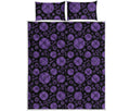 Sahasrara Chakra Pattern Print Quilt Bed Set