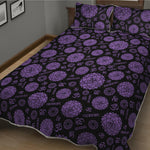 Sahasrara Chakra Pattern Print Quilt Bed Set