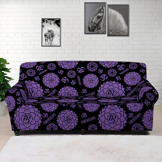 Sahasrara Chakra Pattern Print Sofa Cover