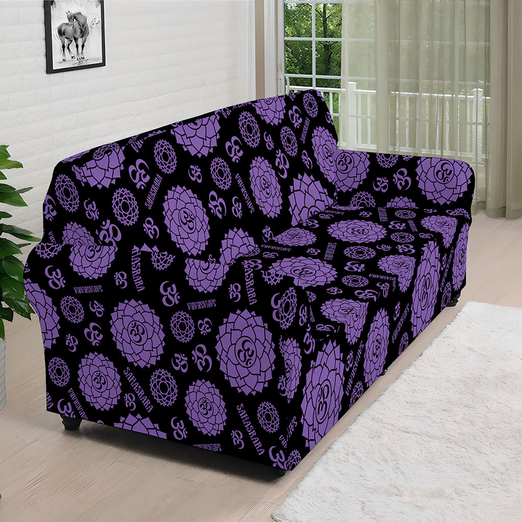 Sahasrara Chakra Pattern Print Sofa Cover