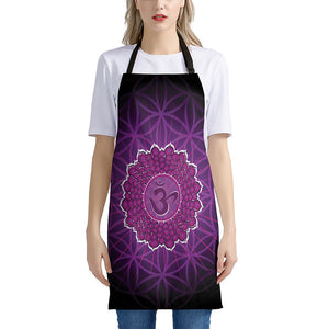 Sahasrara Chakra Spiritual Print Apron