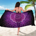 Sahasrara Chakra Spiritual Print Beach Sarong Wrap