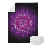 Sahasrara Chakra Spiritual Print Blanket