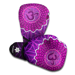 Sahasrara Chakra Spiritual Print Boxing Gloves