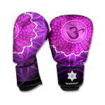 Sahasrara Chakra Spiritual Print Boxing Gloves