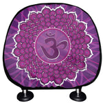 Sahasrara Chakra Spiritual Print Car Headrest Covers