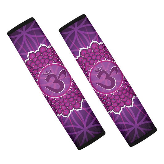 Sahasrara Chakra Spiritual Print Car Seat Belt Covers