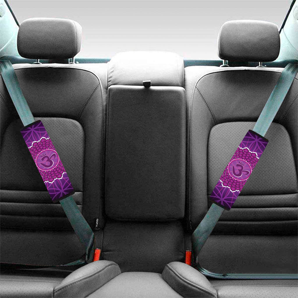 Sahasrara Chakra Spiritual Print Car Seat Belt Covers