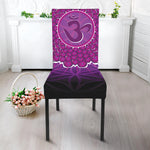 Sahasrara Chakra Spiritual Print Dining Chair Slipcover