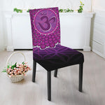 Sahasrara Chakra Spiritual Print Dining Chair Slipcover