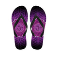 Sahasrara Chakra Spiritual Print Flip Flops