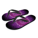 Sahasrara Chakra Spiritual Print Flip Flops