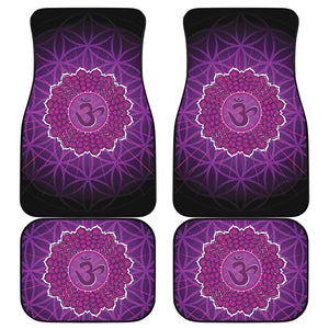 Sahasrara Chakra Spiritual Print Front and Back Car Floor Mats