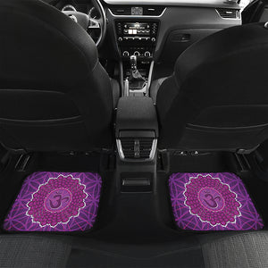 Sahasrara Chakra Spiritual Print Front and Back Car Floor Mats