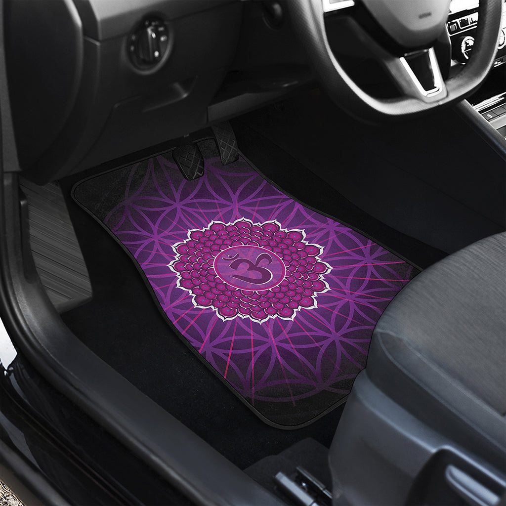 Sahasrara Chakra Spiritual Print Front and Back Car Floor Mats