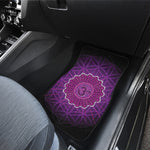 Sahasrara Chakra Spiritual Print Front and Back Car Floor Mats