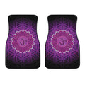 Sahasrara Chakra Spiritual Print Front Car Floor Mats