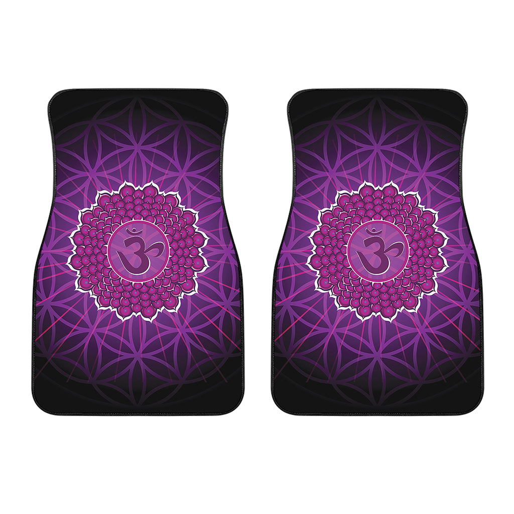 Sahasrara Chakra Spiritual Print Front Car Floor Mats