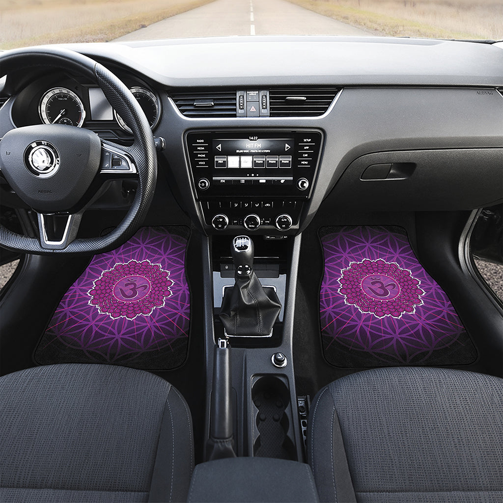 Sahasrara Chakra Spiritual Print Front Car Floor Mats