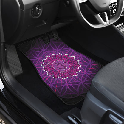 Sahasrara Chakra Spiritual Print Front Car Floor Mats