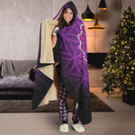 Sahasrara Chakra Spiritual Print Hooded Blanket