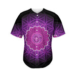 Sahasrara Chakra Spiritual Print Men's Baseball Jersey