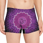 Sahasrara Chakra Spiritual Print Men's Boxer Briefs