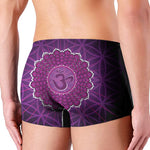 Sahasrara Chakra Spiritual Print Men's Boxer Briefs