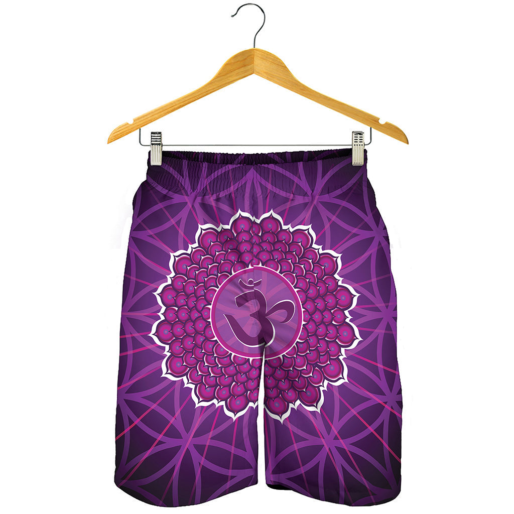 Sahasrara Chakra Spiritual Print Men's Shorts