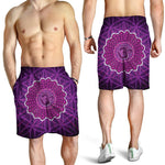 Sahasrara Chakra Spiritual Print Men's Shorts