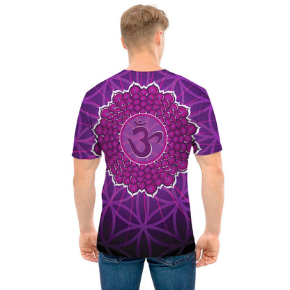 Sahasrara Chakra Spiritual Print Men's T-Shirt