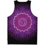 Sahasrara Chakra Spiritual Print Men's Tank Top