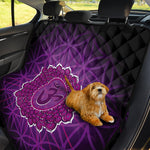 Sahasrara Chakra Spiritual Print Pet Car Back Seat Cover