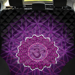 Sahasrara Chakra Spiritual Print Pet Car Back Seat Cover