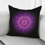 Sahasrara Chakra Spiritual Print Pillow Cover