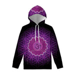Sahasrara Chakra Spiritual Print Pullover Hoodie
