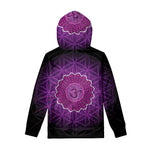 Sahasrara Chakra Spiritual Print Pullover Hoodie