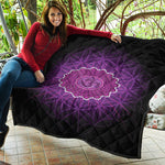 Sahasrara Chakra Spiritual Print Quilt