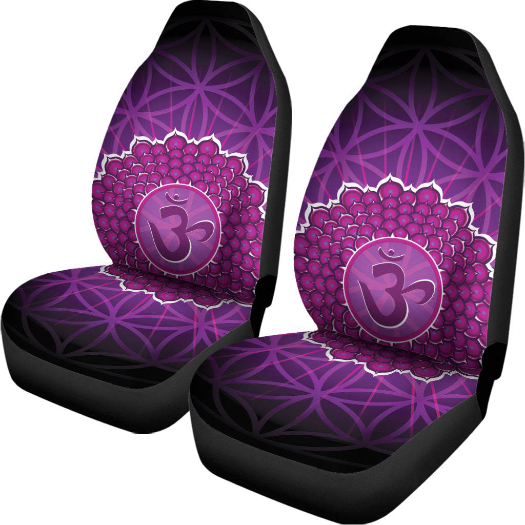 Sahasrara Chakra Spiritual Print Universal Fit Car Seat Covers