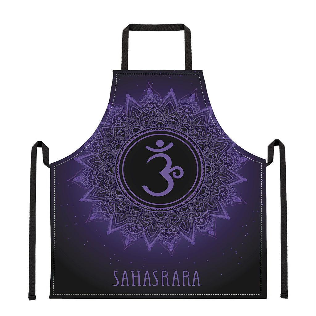 Sahasrara Chakra Symbol Print Apron